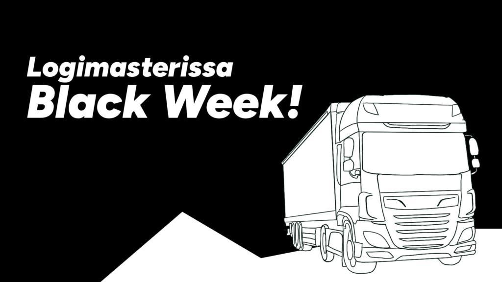 Logimasterissa on Black Week!